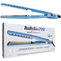 Babyliss Nano Titanium Plancha Alisado 9091 Xl Humedo Seco