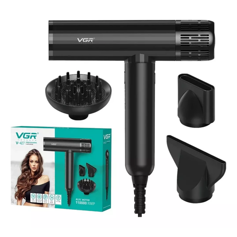 Secador De Pelo VGR Prof. V-427 Alto Rendimiento 110.000 RPM