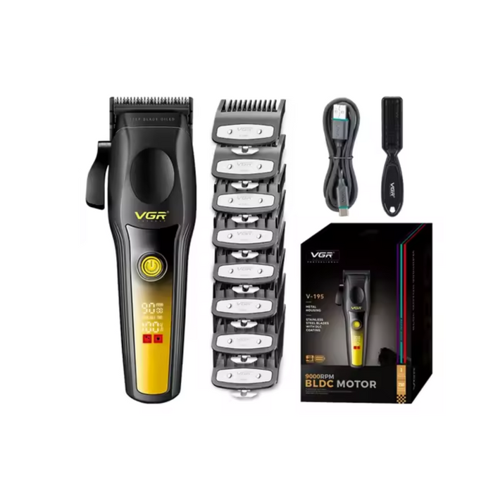 Maquina De Cortar Pelo VGR Profesional V-195 9000 Rpm Dorado