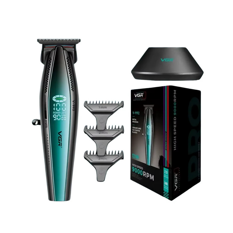 Barber Combo VGR 270 Clipper y Trimmer V992 9000RPM
