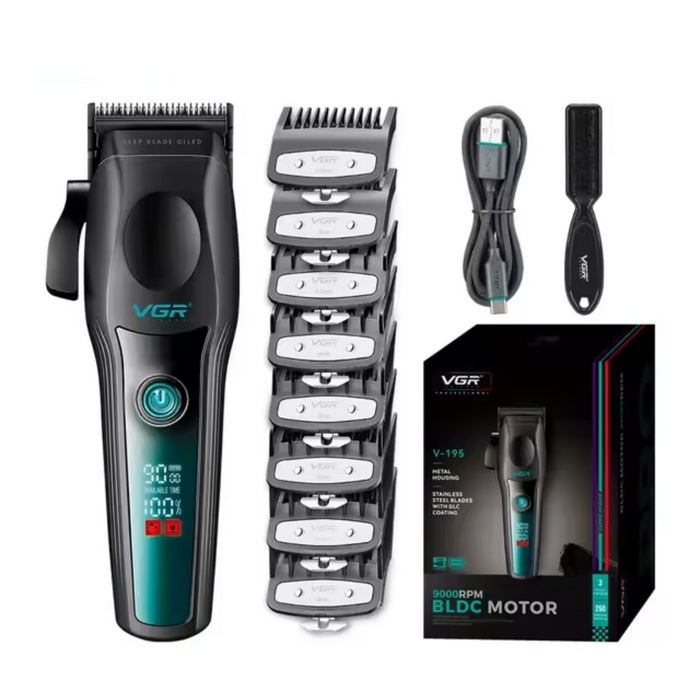 Maquina De Cortar Pelo VGR Profesional V-195 9000 Rpm Verde