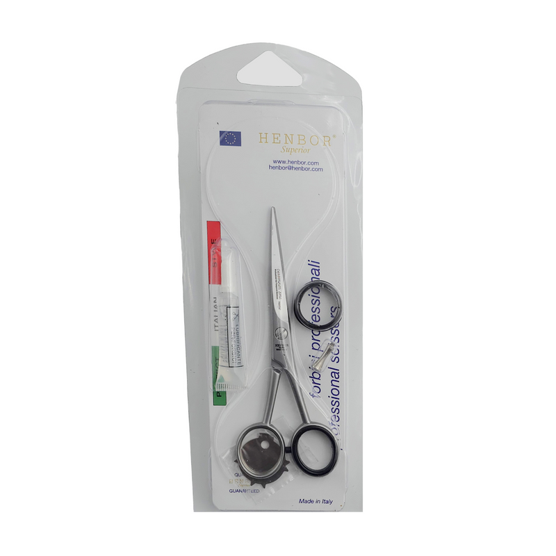 Tijera Henbor Italiana MicroDentada 800 Barber Line 8''