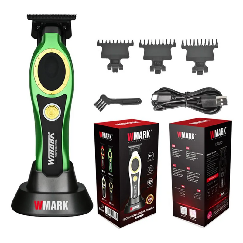 Máquina Trimmer Patillera Wmark NG7230 Verde 7500 RPM