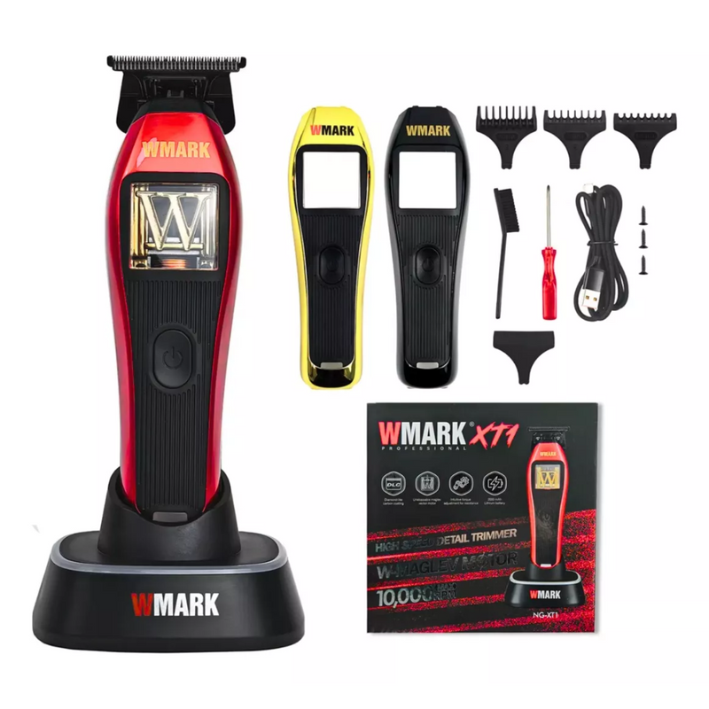 Wmark Barber Combo Profesional Ngx1 Clipper Y Trimmer NGXT 10000 RPM