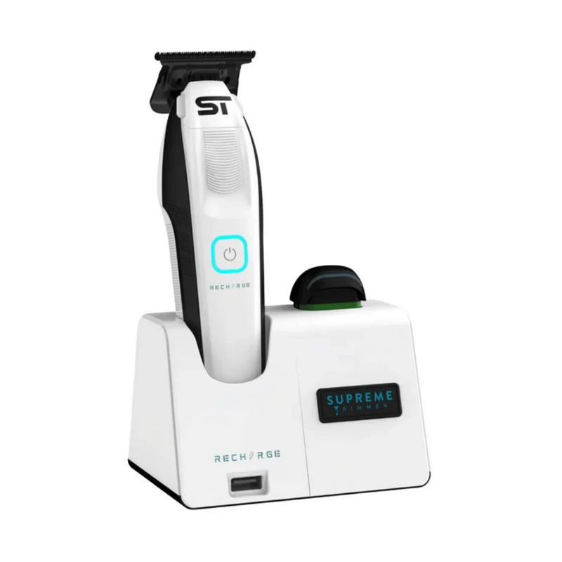 Maquina Patillera Supreme Trimmer Recharge Blanco