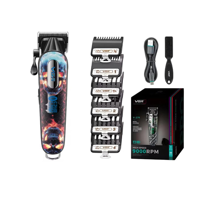 Maquina VGR Profesional CortaPelo VGR V-279 9000 RPM Azul