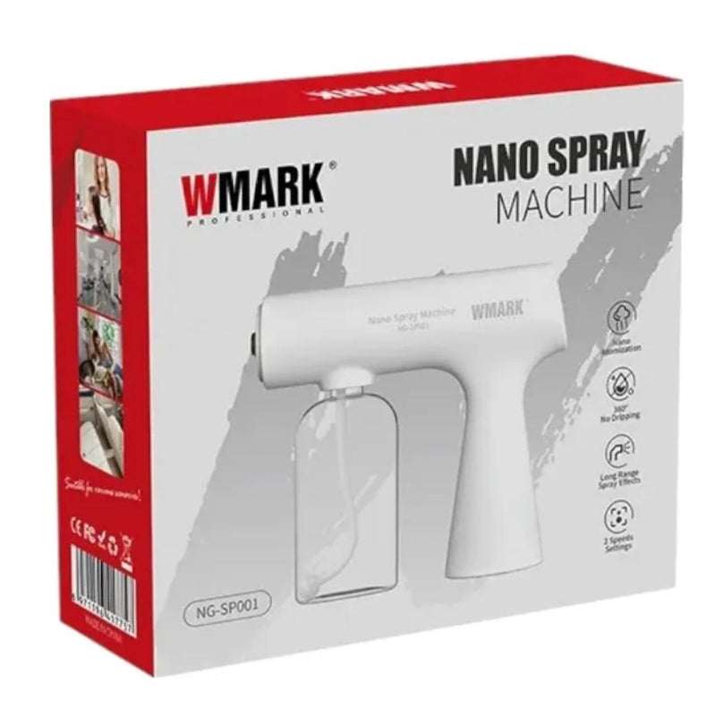 Wmark NG-SP001 Pulverizador Nano Pistola Recarbable 2 Veloc.