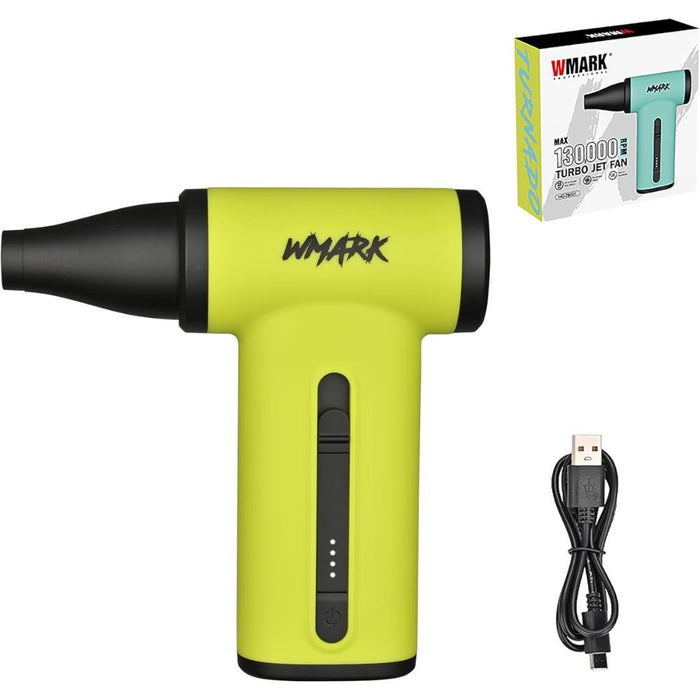 Soplador De Alta Potencia Pistola Mini Jet Wmark NG-TB001 Verde
