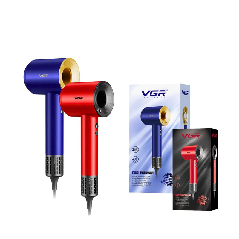 Secador De Pelo VGR Profesional V-445 110000rpm Rojo