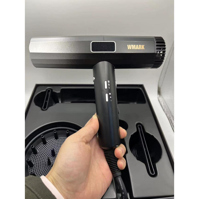 Secador De Cabello Wmark Pro. 2000w Ultra Ligera Silver