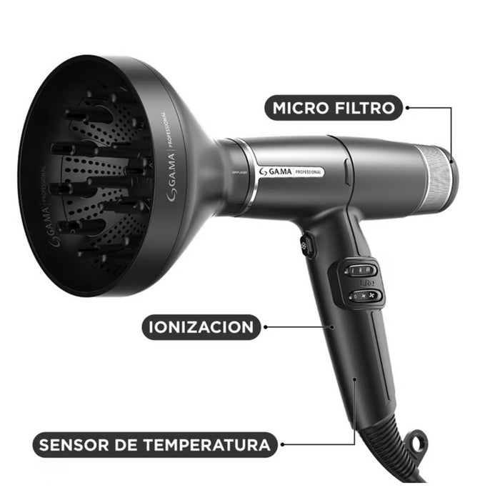 Secador De Pelo Gama IQ Lite Ultra Liviano Profesional