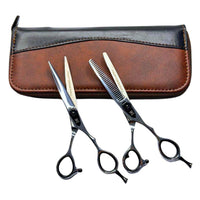 Kit de Tijeras Wmark Pro D78-PS069 6″ Con Estuche Y Peineta
