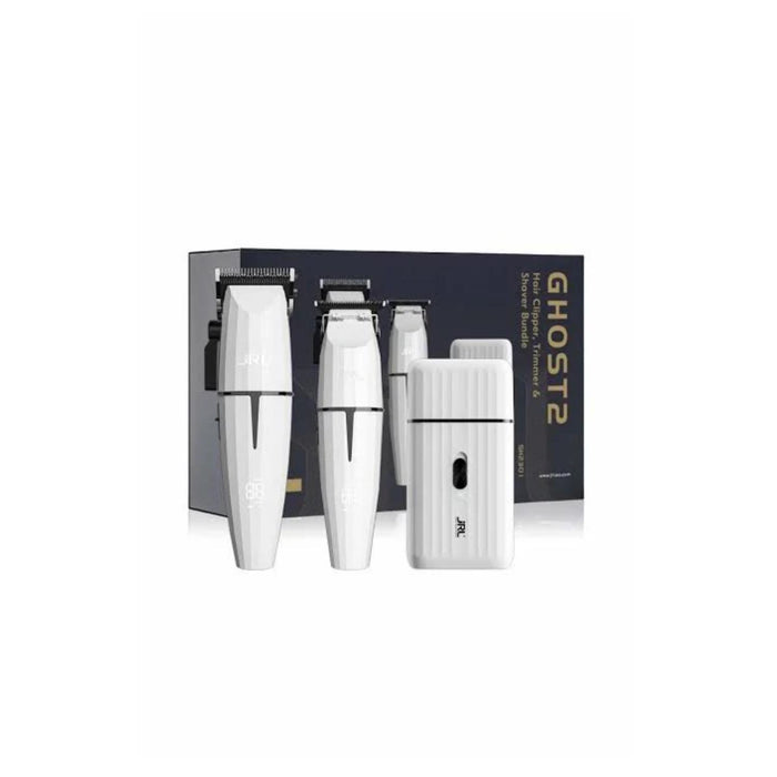 JRL Pro. Combo Onyx Blanco Ghost 2 Clipper, Trimmer y Shaver