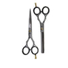 Kit Tijera Henbor Italiana Microdentada Y Esculpidora Mate 6"