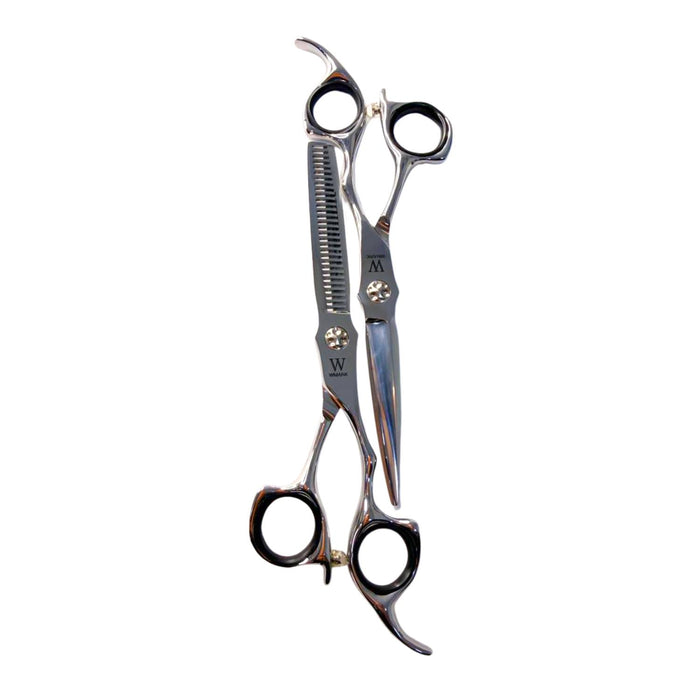 Set de Tijeras Wmark Pro D96-PS026 6″ Con Estuche Y Peineta