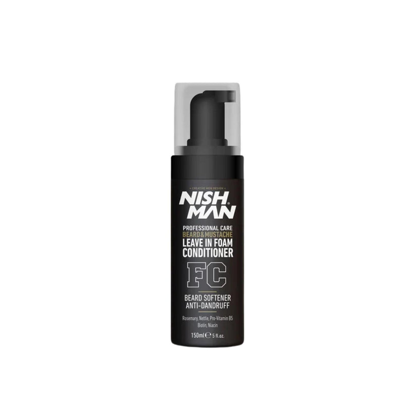 Nishman Foam Conditionador Espuma Anti-Caspa Barba Y Bigote