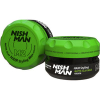 Cera Cabello Nishman Wax M2 Matte Clay Keratin 100ml