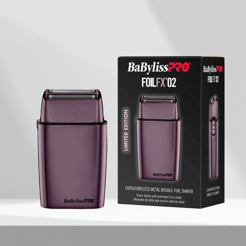 Afeitadora BaBylissPRO FoilFX02 Double Foil Shaver Purple