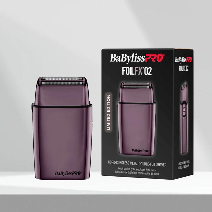Afeitadora BaBylissPRO FoilFX02 Double Foil Shaver Purple