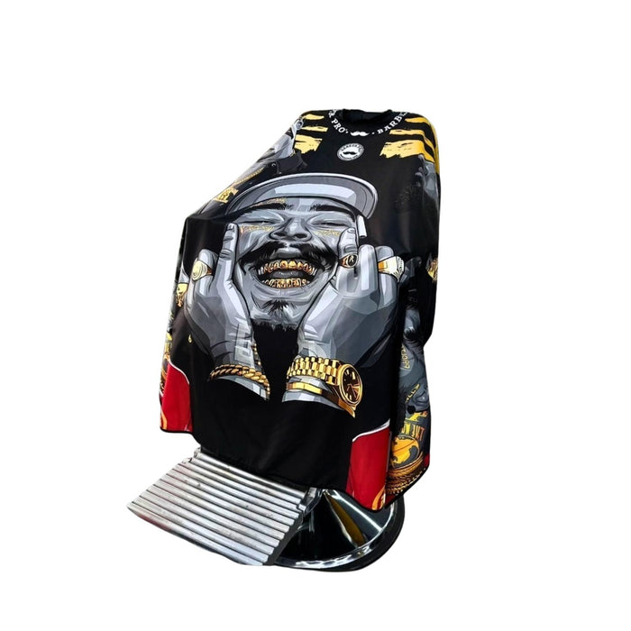 Capa Para Barberia y Peluqueria Rappers 160cm X 145cm