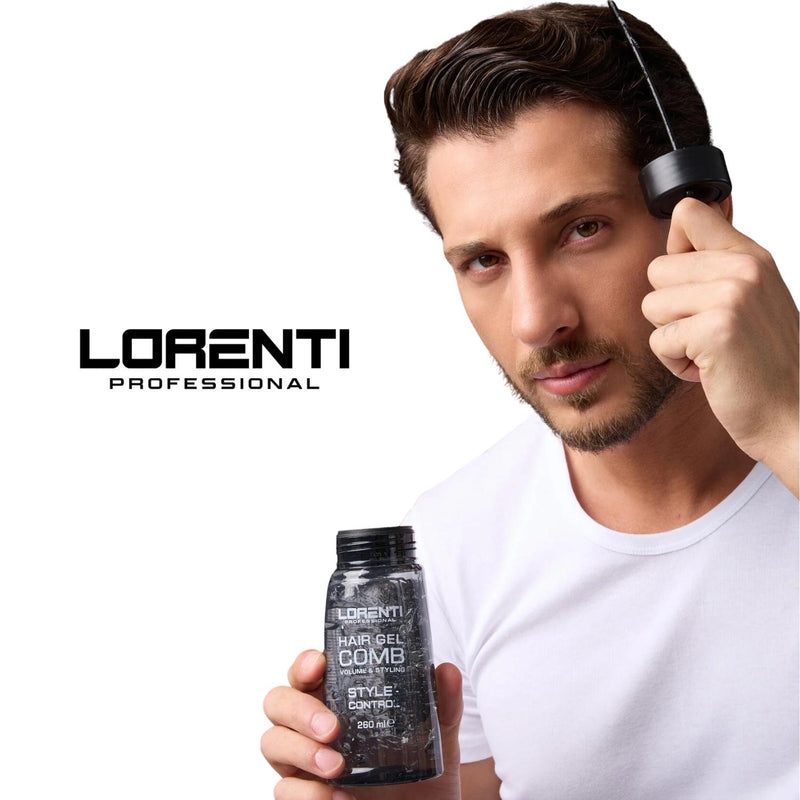 Lorenti Gel Para Cabello con Peine para Controlar el Estilo 260ML