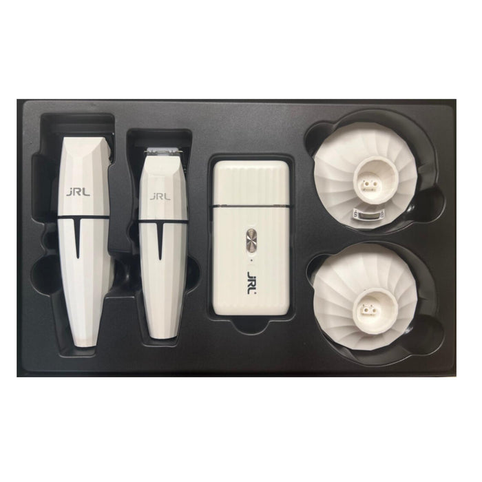 JRL Pro. Combo Onyx Blanco Ghost 2 Clipper, Trimmer y Shaver