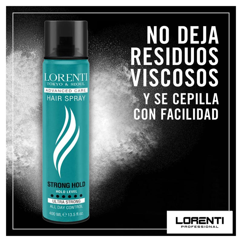 Lorenti Laca Fijador de Cabello Turquesa 400ML
