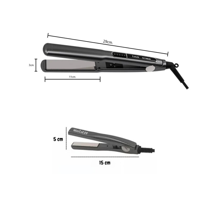 Combo Lizze Plancha Extreme + Plancha Lizze Mini Para Viaje