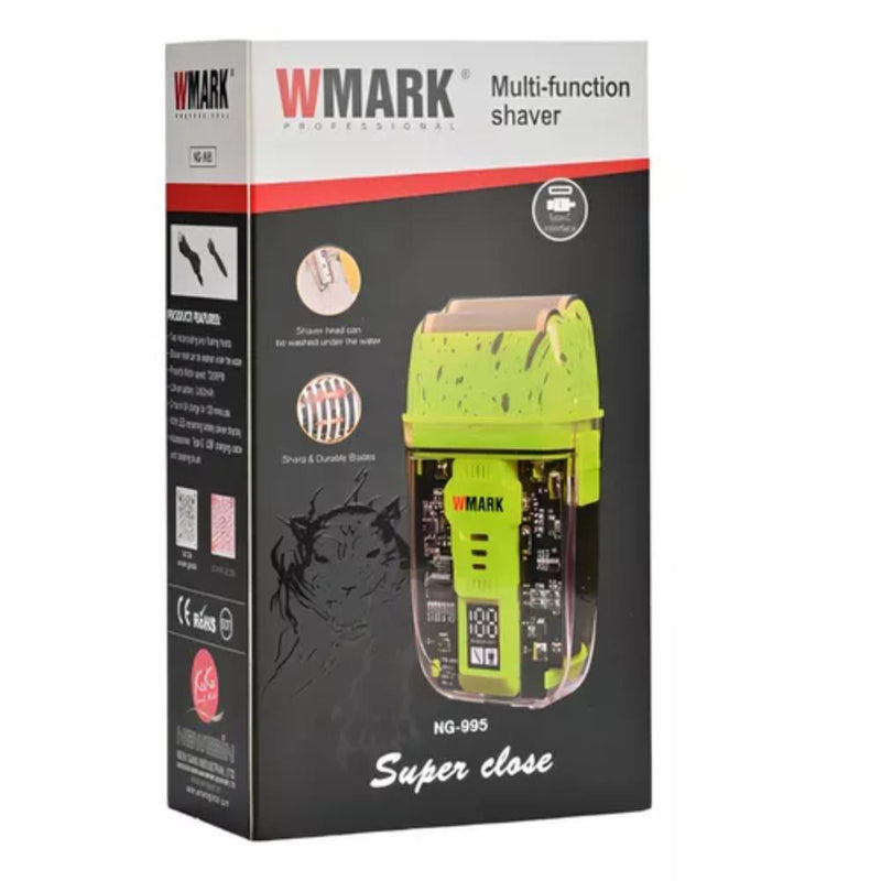 Máquina Afeitadora Cabello Profesional Wmark NG995 Verde