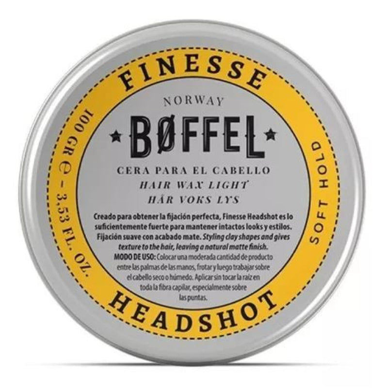BOFFEL® Hair Wax Soft Hold Cera Finesse Headshot 100gr
