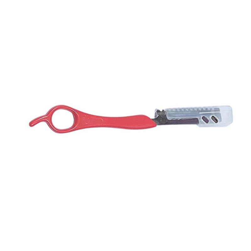 Navaja Professional Feather Styling Razor Barberia ROJO