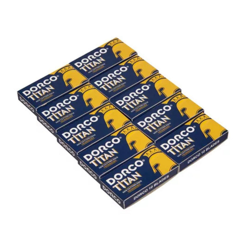 Hojas de Afeitar Doble Filo Dorco Titan 200 Unidades