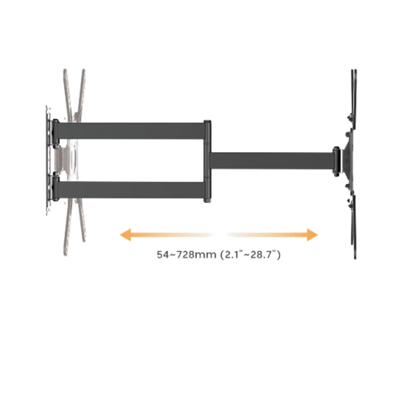 Soporte TV con Brazo Extra Largo 23"-65" Hasta 35 KG