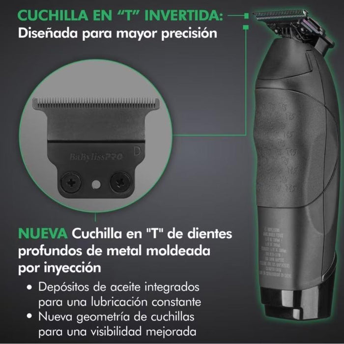 Trimmer Patillera BaBylissPRO x Tomb 45 Carga Inalámbrica