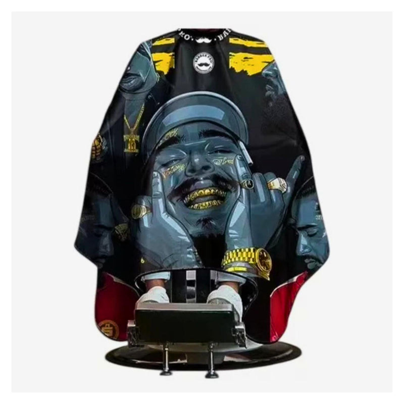 Capa Para Barberia y Peluqueria Rappers 160cm X 145cm