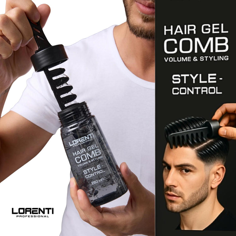 Lorenti Gel Para Cabello con Peine para Controlar el Estilo 260ML