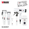 Combo Wmark Pro. NG-8635 6 en 1 Afeitadora y Secador Blanco