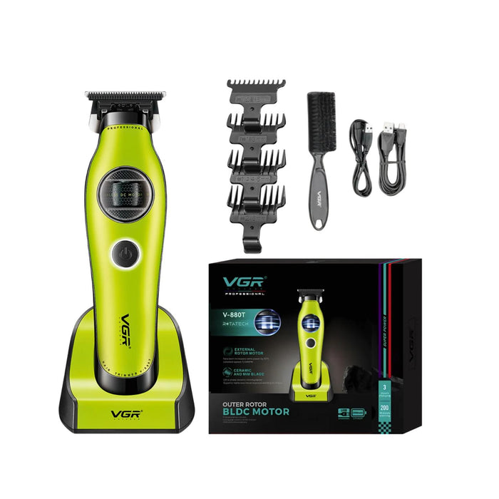 Maquina Patillera Trimmer VGR880T Rotatech Bldc 7200RPM Verde