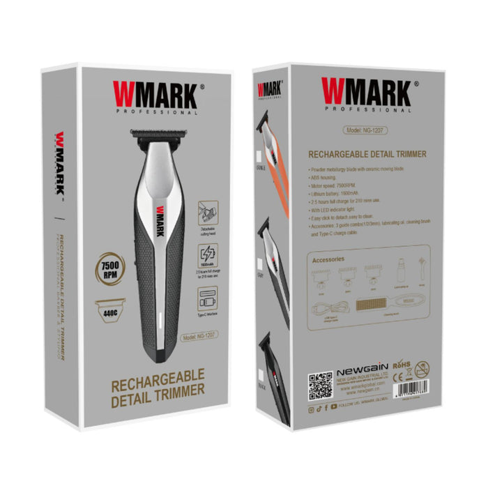 Trimmer Inalambrica Wmark Ng-1207 7500 Rpm Con Indicador Led