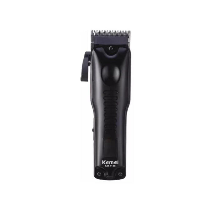 Maquina Cortepelo Kemei 1136 Clipper Inalambrica Negro