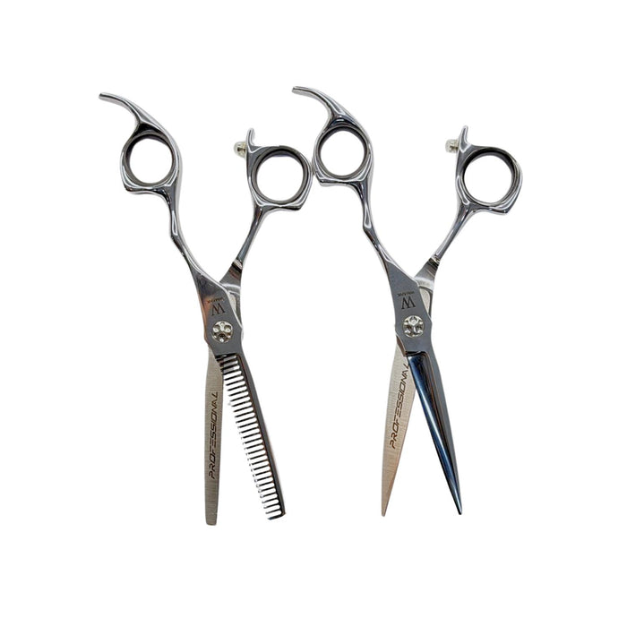 Set de Tijeras Wmark Pro D96-PS026 6″ Con Estuche Y Peineta