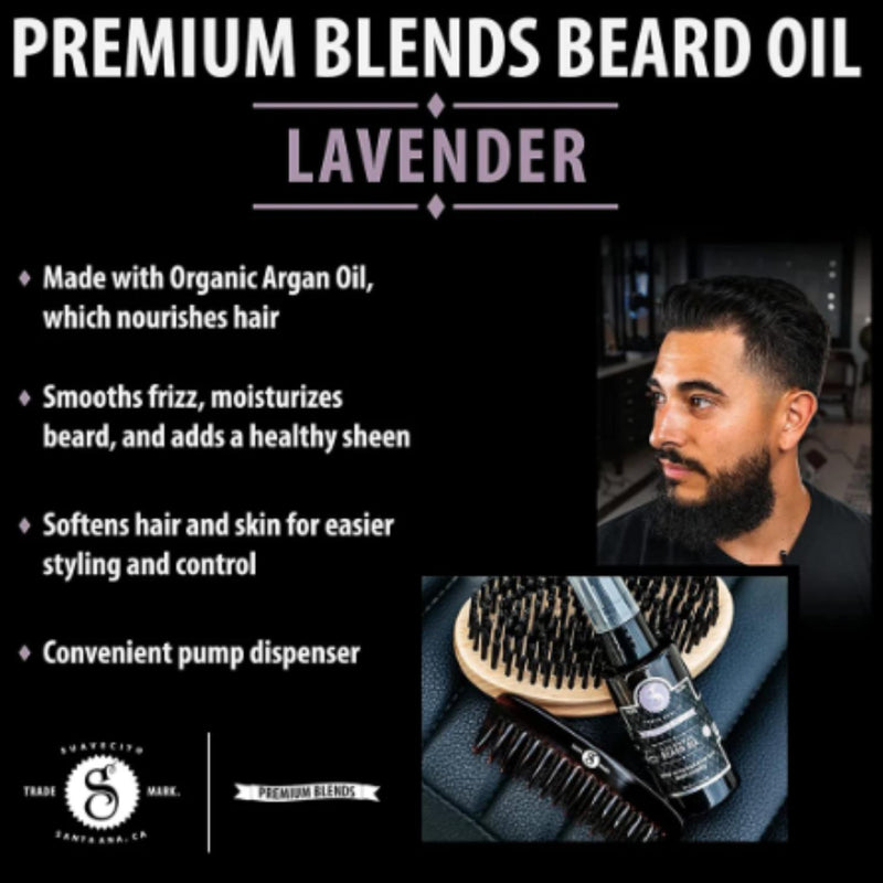 Suavecito Aceite de Lavanda Para Barba y Bigote 30ml