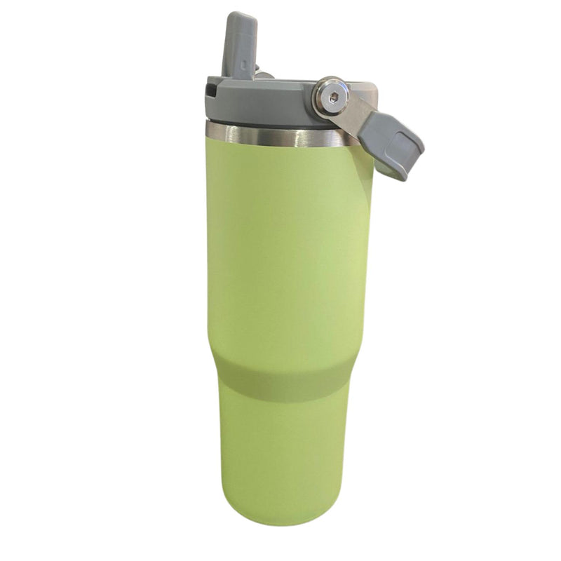 Botella Termica Flip Straw Tumbler 900 Ml Verde