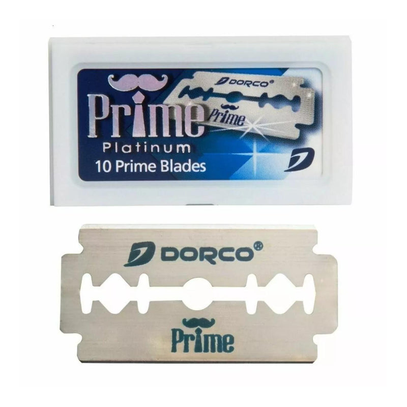 1000 Navajas Dorco Para Afeitar Doble Filo Prime Platinum