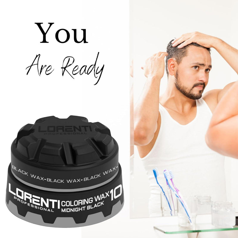 Lorenti Cera para Cabello 10 Pigmento Negro 150ML