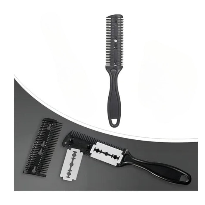 Kit de Tijera Professional Barberia 7 pcs 6 Pulgadas Dorado