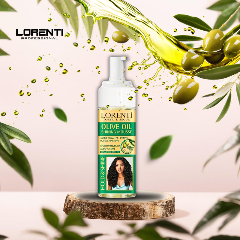 Lorenti Espuma para Peinar Rizo Definidos Mousse brillante 200ML