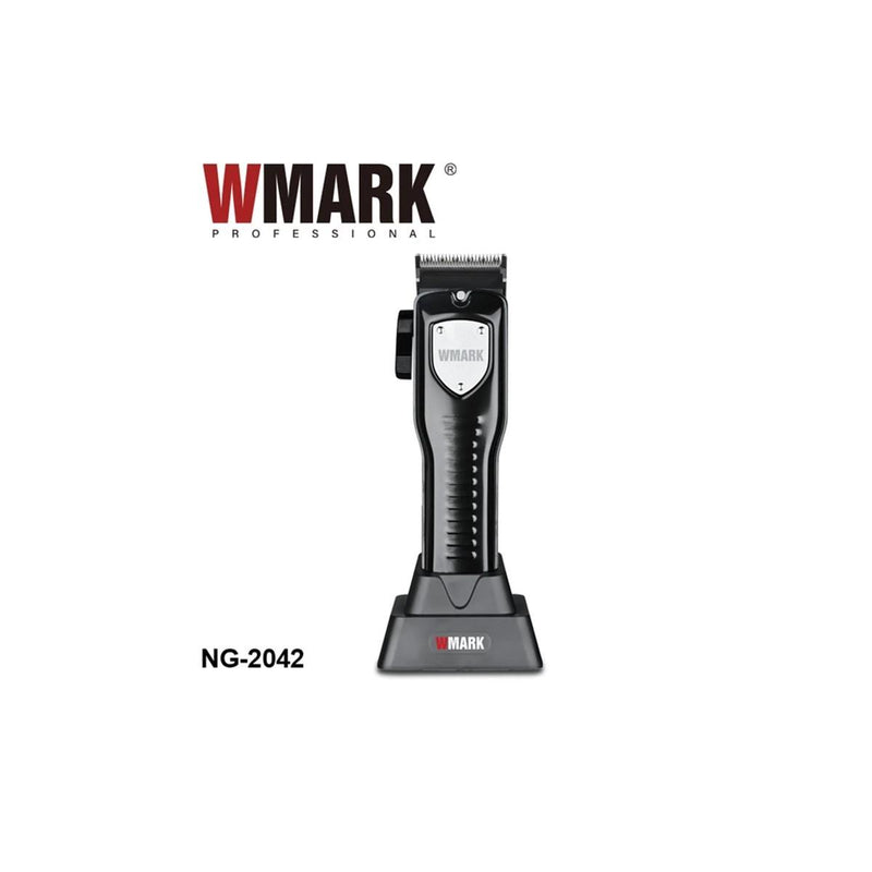 Cortadora Profesional Negra Wmark NG 2042 con Base 7.000RPM