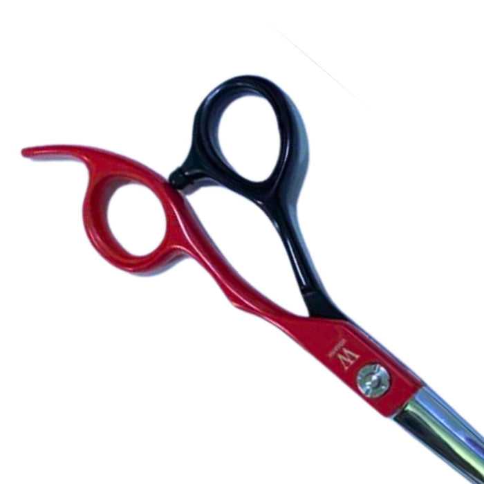 Set de Tijeras Para el Cabello NG-PS006 Wmark Rojo Con Negro
