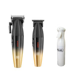 Barber Combo VGR Profesional Gold Clipper y Trimmer 9000RPM